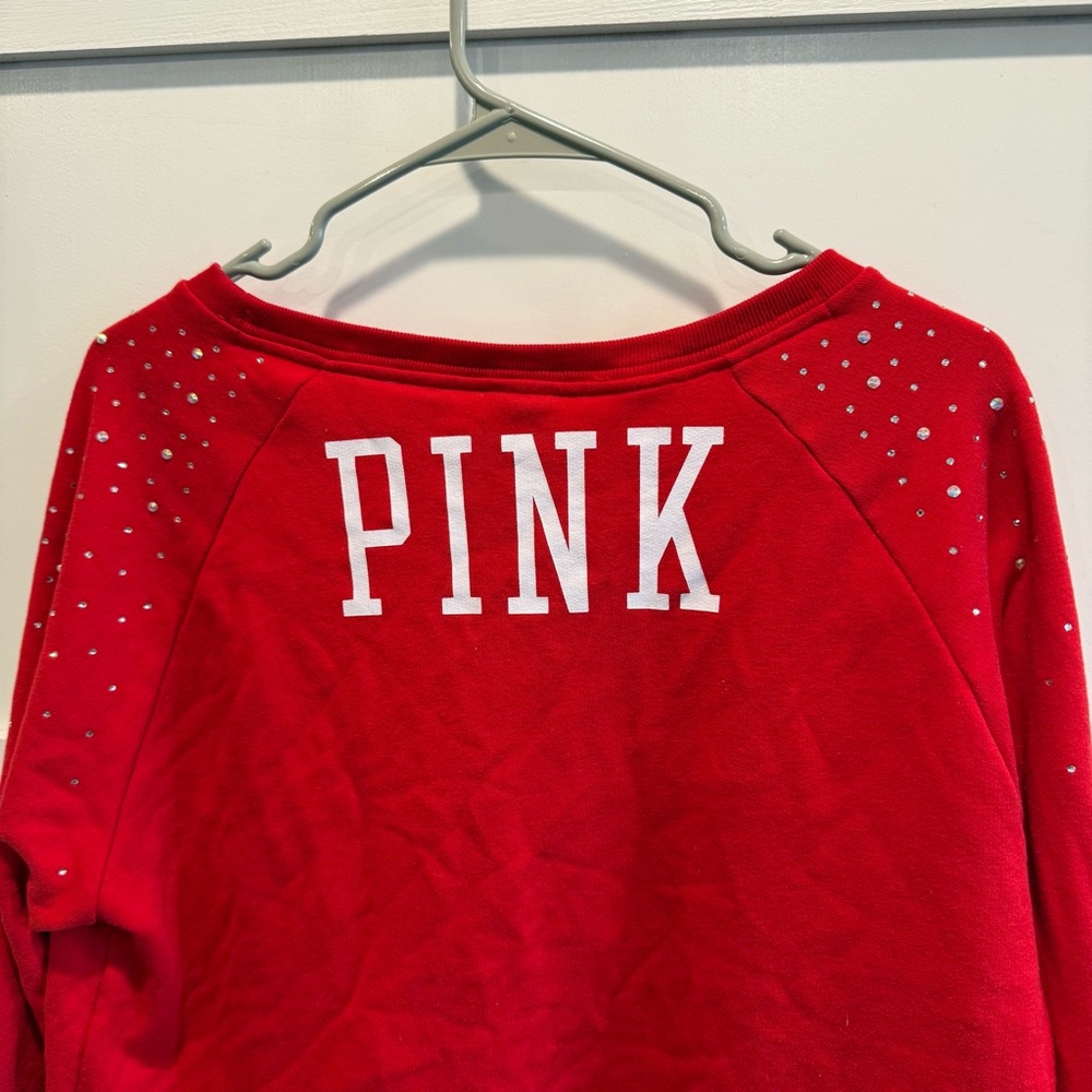 PINK Victoria's Secret Red Nebraska Sweatshirt - Picture 7 of 8